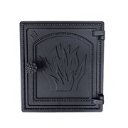 Дверка печная Везувий ДТ-4, 280x250мм, чугун, антрацит 38097