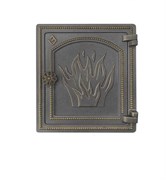 Дверка печная Везувий ДТ-4, 280x250мм, чугун, бронза 38101