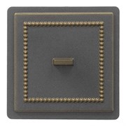 Дверка прочистная Везувий 237, 130x130мм, чугун, бронза 38099