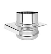 Шибер задвижной Везувий, диаметр 115мм, нержавеющая сталь 0.5мм 10399