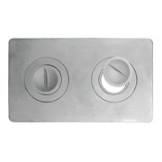 Плита 2-конфорочная П2-1 (Б) под казан, 585x340мм, чугун 5694