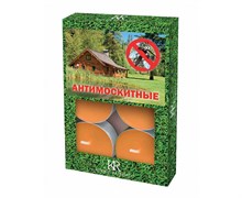 Свеча антимоскитная от комаров Kukina Raffinata  500587,  гильзы по 10г, с цитронеллой, упаковка 9шт. 86575