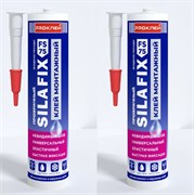 Клей монтажный PROКЛЕЙ Silafix FS75, универсальный, 290мл, акриловый, прозрачный 83886