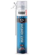Пена-клей монтажный KUDO MULTI ADHESIVE HOME 12+, 1000мл, бытовая, всесезонная, для теплоизоляционных плит и блоков 85333