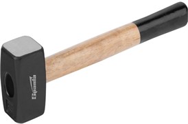 Кувалда SPARTA 10905, 1кг, кованая головка, деревянная двухцветная рукоятка 71780