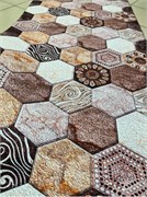 Коврик для ванной 1.2-043, 1200мм, с 3D рисунком, в рулоне 15м, полиэстер, на метраж 90584