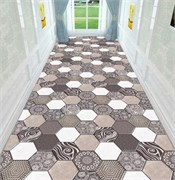 Коврик для ванной FM06-036, 600мм, в рулоне 15м, с 3D рисунком, полиэстер, на метраж 90579