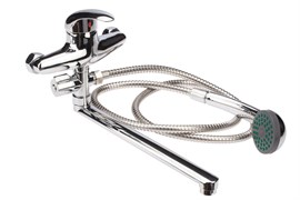 Смеситель для ванны STOMEGA 3307N, однорычажный, излив 300мм, хром 82647