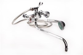 Смеситель для ванны STOMEGA 3311, двухвентильный, излив 300мм, хром 82631