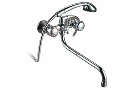 Смеситель для ванны TSARSBERG TSB-111-34, двухвентильный, излив 300мм, хром 87505