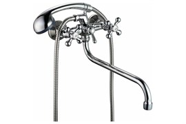 Смеситель для ванны TSARSBERG TSB-111-95, двухвентильный, излив 300мм, хром 90017