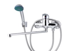 Смеситель для ванны TSARSBERG TSB-942-1157, однорычажный, излив 255мм, хром 90019