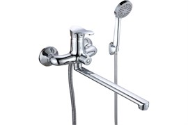 Смеситель для ванны РМС SL86-006E, однорычажный, излив 300мм, хром 88333