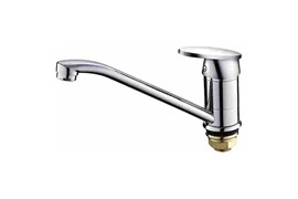 Смеситель для кухни D-LIN D154603, однорычажный, на гайке, хром 89512