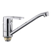 Смеситель для кухни FRUD R49072, однорычажный, на гайке, хром 90061