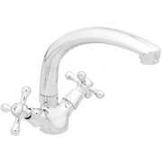 Смеситель для кухни STOMEGA 4408, двухвентильный, на шпильке, хром 87469