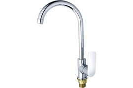 Смеситель для кухни РМС SL133-017F, однорычажный, на гайке, хром 88293