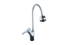 Смеситель для кухни ЭВЕРЕСТ B58-214М, однорычажный, на гайке, хром 89481