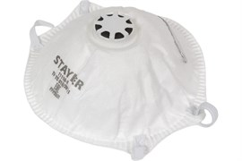 Полумаска фильтрующая STAYER KV-95, FFP2, многослойная, с клапаном 85633