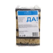 Губка бытовая ДА!, 85x55x30мм, поролон с чистящем слоем, упаковка 5шт. 83819