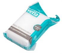 Губка для удаления пятен VETTA 441-049, 90x60x30мм, меламиновая, белая 78708