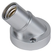 Патрон накладной наклонный ECOLA AB4SNSEAY, E14, серебряный 89841