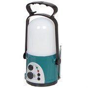 Фонарь кемпинговый КОСМОС Accu 6010 LED, аккумуляторный, сетевой шнур с разъемом IEC C1, 32 светодиода, с функцией радио 52703