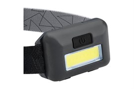 Фонарь налобный КОСМОС KOC-H101-COB, 1 COB светодиод, 3 режима 49019