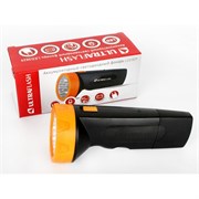 Фонарь ручной ULTRAFLASH 11240 LED3829, аккумуляторный, встроенная вилка 220В, 9 светодиодов, 1 режим 66387