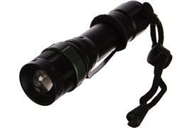 Фонарь ручной ULTRAFLASH 12187 E142, с фокусировкой луча, аккумуляторный, зарядное устройство, 1 CREE XP-E светодиод, 3 режима 51347
