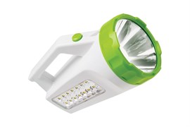 Фонарь ручной КОСМОС KOCAccu678Ex EXTRA, аккумуляторный, сетевой шнур с разъемом IEC C1, 1+16 светодиодов, 2 режима 22784