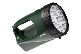 Фонарь ручной КОСМОС KOCAccu9199LED, аккумуляторный,сетевой шнур с разъемом IEC C1, 12 светодиодов, 1 режим 15634