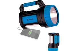 Фонарь ручной КОСМОС PREMIUM 7W LED KOSACCU9107WUSB, аккумуляторный, зарядное устройство 220В/12В, 1 светодиод, 3 режима 52721