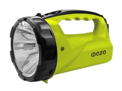 Фонарь ручной ФАZА F6-L1W-gn, аккумуляторный, сетевой шнур с разъемом IEC C1, 1 светодиод, 2 режима 36118