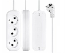 Удлинитель 1-2.SALE E1M 860472, ПВС 3x1мм2, 3 розетки, 3м, 16А, IP20, с заземлением 84626