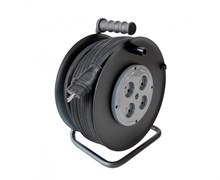 Удлинитель на катушке 1-2.SALE УХЛ2 0110-0026, КГ 2х2.5мм2, 4 розетки, 20м, 16А, IP20, УК10, без заземления 84558