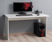 Стол письменный 1075x550x750мм, белый, белая кромка 90918