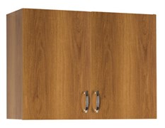 Шкаф кухонный навесной с сушилкой 800x600x300мм, 2 двери, ЛДСП ясень шимо темный 70356