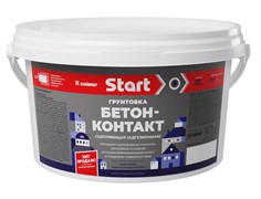 Грунтовка Бетон-контакт Start, акриловая, 3кг, для внутренних работ 84287