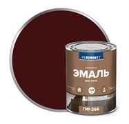 Эмаль для пола ПФ-266 PROREMONTT, алкидная, красно-коричневая, 0.9кг, глянцевая 70871