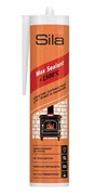 Герметик Sila PRO Max Sealant +1500, 280мл, для печей и каминов, силикатный, высокотемпературный до 1500 градусов, черный 90353