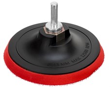 Тарелка опорная (насадка) MATRIX 76218 для дрели и УШМ, 115мм, с липучкой 22873