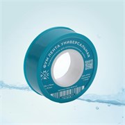 Лента фторопластового уплотнительного материала (фумлента) РМС ФУМ-01, для воды, 0.1x12ммx12м, 1г/см3 89027