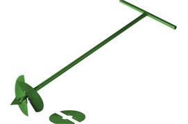 Бур садовый шнековый Росток 39492, диаметр 150-200мм, длина 1м, со сменными ножами 80670