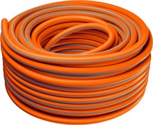 Шланг поливочный Grinda PROLine FLEX 3 429008-3/4-50, 3/4дюйма, 50м, ПВХ, трехслойный, армированный, морозоустройчивый, оранжевый 79953