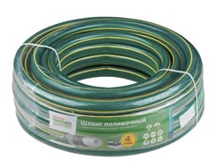 Шланг поливочный STARTUL Garden ST6201-3/4-20, 3/4дюйма, 20м, ПВХ, четырехслойный, армированный, зеленый 80468
