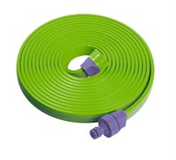 Шланг садовый PALISAD 67498 для капельного полива растений, 1дюйм, 7.5м, ПВХ, однослойный, трехрукавный, зеленый 50434