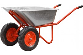 Тачка садовая ECO WB351-2, двухколесная, 130л, грузоподъемность 350кг 90648