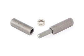 Петля каплевидная TACIT, 20х140мм, приварная, сталь, с подшипником 44346