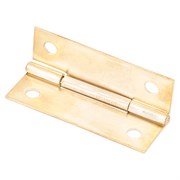 Петля накладная SOLLER, 45х28мм, универсальная, латунь 29427